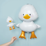 Шар с клапаном (16''/41 см) Мини-фигура, Гусь Обнимусь, 5 шт. в уп., 26651