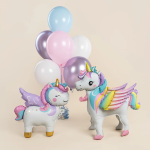 Шар (26''/66 см) Фигура 3D, Волшебный единорог, 1 шт. в уп., 26966