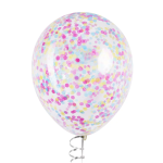 Конфетти тишью Круг, Праздничный микс, 1 см, 50 г., 6015320