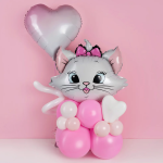 Шар (23''/58 см) Фигура, Кошечка Мари (надув воздухом), 1 шт., 24774