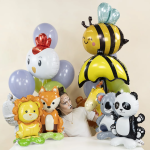 Шар 3D (18''/46 см) Фигура на подставке, Лиса, 1 шт. в уп., 23462