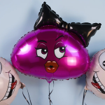 Шар (23''/58 см) Фигура, Мадам с бантом, 1 шт., 23683