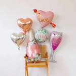 Шар (36''/91 см) Фигура, Бутылка Шампанское для Невесты, 1 шт., 23672