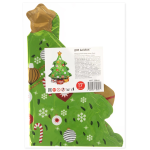 Шар с клапаном (17''/43 см) Мини-фигура, Новогодняя елочка, 5 шт. в уп., 26848