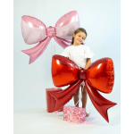 Шар (41''/104 см) Фигура, Бант, Розовый, 1 шт. в уп., 25439-P