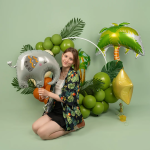 Шар (34''/86 см) Фигура, Пальма, 1 шт., 15243