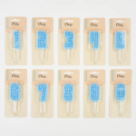 Свеча Цифра, 6 Конструктор, Голубой, 3,3*6,5 + 3 см, 1 шт. с держат., 802886