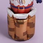 Шар (28''/71 см) Фигура 3D, Дед Мороз, 1 шт. в уп., GS70023-P