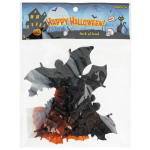 Декоративное украшение, Микс Летучие мыши, 4-9,5 см, Черный/Коричневый, 12 шт., 6232034