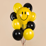 Шар (28''/71 см) Фигура, Лампочка Смайл, 1 шт. в уп., 944118