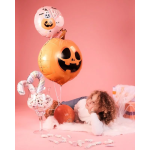 Шар (22''/56 см) Фигура, Страшная тыква на Хэллоуин, Оранжевый, 1 шт., G72067