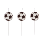 Свечи Фигура, Футбольный мяч, 5 шт. с держат., 803035