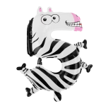 Шар с клапаном (16''/41 см) Мини-цифра, 5 Зебра, 1 шт., R3125V