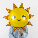 Шар (31''/79 см) Фигура, Солнце, 1 шт., 901843