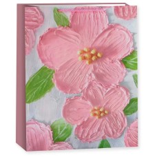 Пакет подарочный, 210гр, Большие цветы, Дизайн №2, 41*30*12 см, 1 шт., 503070