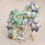 Шар (26''/66 см) Фигура, Милый Ослик, 1 шт. в уп., 26425