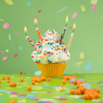 Свечи Сафари, Ассорти, 0,5*6 + 1 см, 8 шт. с держат., 630257