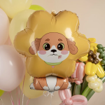 Шар (30''/76 см) Фигура, Песик Цветочек, 1 шт. в уп., 26333