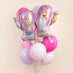 Шар (29''/74 см) Фигура, Блоки, Девочки, 1 шт. в уп., 27338P