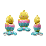 Шар 3D (58''/147 см) Фигура на подставке, Цыпленок в яйце, 1 шт. в уп., 24556