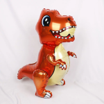 Шар (30''/76 см) Фигура 3D, Маленький динозавр, Оранжевый, 1 шт. в уп., 15528