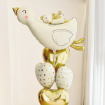 Шар (38''/97 см) Фигура, Гусь с малышом, 1 шт., 27730