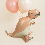 Шар (37''/94 см) Фигура 3D, Динозавр Тираннозавр, Сатин, 1 шт., 27012