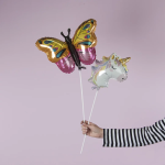 Шар (14''/36 см) Мини-фигура, Яркая бабочка, 1 шт., G19178