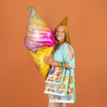 Шар (47''/119 см) Фигура, Искрящееся мороженое, Градиент, 1 шт. в уп., 15487P