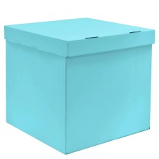 Коробка для воздушных шаров Тиффани, Перламутр, 60*60*60 см, 1 шт. , КВШ24