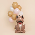 Шар 3D (39''/99 см) Бульдог в колпачке, 1 шт. в уп., 26600