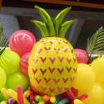 Шар (30''/76 см) Фигура, Ананас, Желтый, 1 шт., 15240