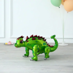 Шар (29''/74 см) Фигура 3D, Динозавр Анкилозавр, Зеленый, 1 шт. в уп., 19563