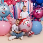 Шар (41''/104 см) Фигура, Смешарики, Нюша, 1 шт. в уп., 515101