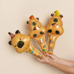 Шар ручной, с клапаном (20''/51 см) Фигура, Капибара в колпачке, 1 шт., 27087