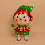 Шар 3D (27''/69 см) Ходячая Фигура, Новогодний эльф, 1 шт. в уп., 24662