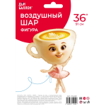 Шар (36''/91 см) Фигура, Балерина, 1 шт. в уп., 27408P