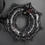 Шар (33''/84 см) Фигура, Паутина, Черный, 1 шт., 23710