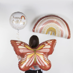 Шар (29''/74 см) Фигура, Бабочка Бохо, 1 шт., 25174
