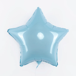 Шар (32''/81 см) Звезда, Голубой, Макарунс, 1 шт., 306500AB
