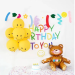 Шар (22''/56 см) Фигура 3D, Сидячий мишка, Коричневый, 1 шт. в уп., 15198