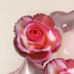 Шар (18''/46 см) Цветок, Утренняя роза, 1 шт., 26939