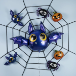 Шар (45''/114 см) Фигура, Летучая мышь, 1 шт., 901887