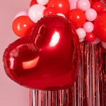 Шар (32''/81 см) Сердце, Красный, 1 шт., 206500R