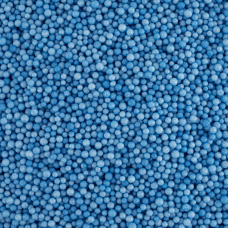 Шарики пенопласт, Синий, 2-4 мм, 10 гр., 6521333