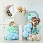 Шар (41''/104 см) Фигура, Мишка со звездочкой, 1 шт. в уп., 23933P