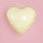 Шар (36''/91 см) Сердце, Пыльный лайм, 1 шт. в уп., 942657