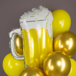 Шар (29''/74 см) Фигура, Пиво в кружке, 1 шт., 15442