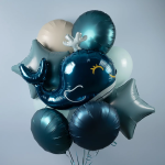 Шар (36''/91 см) Фигура, Счастливый кит, 1 шт. в уп., 23642