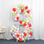 Шар (65''/165 см) Цифра, 3 Каркасная, 1 шт. в уп., 131373